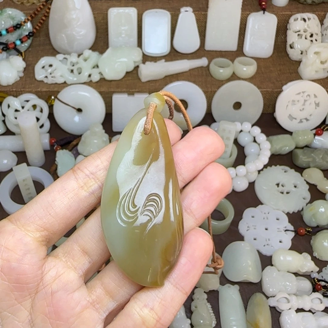 好***好和田玉未镶嵌挂件