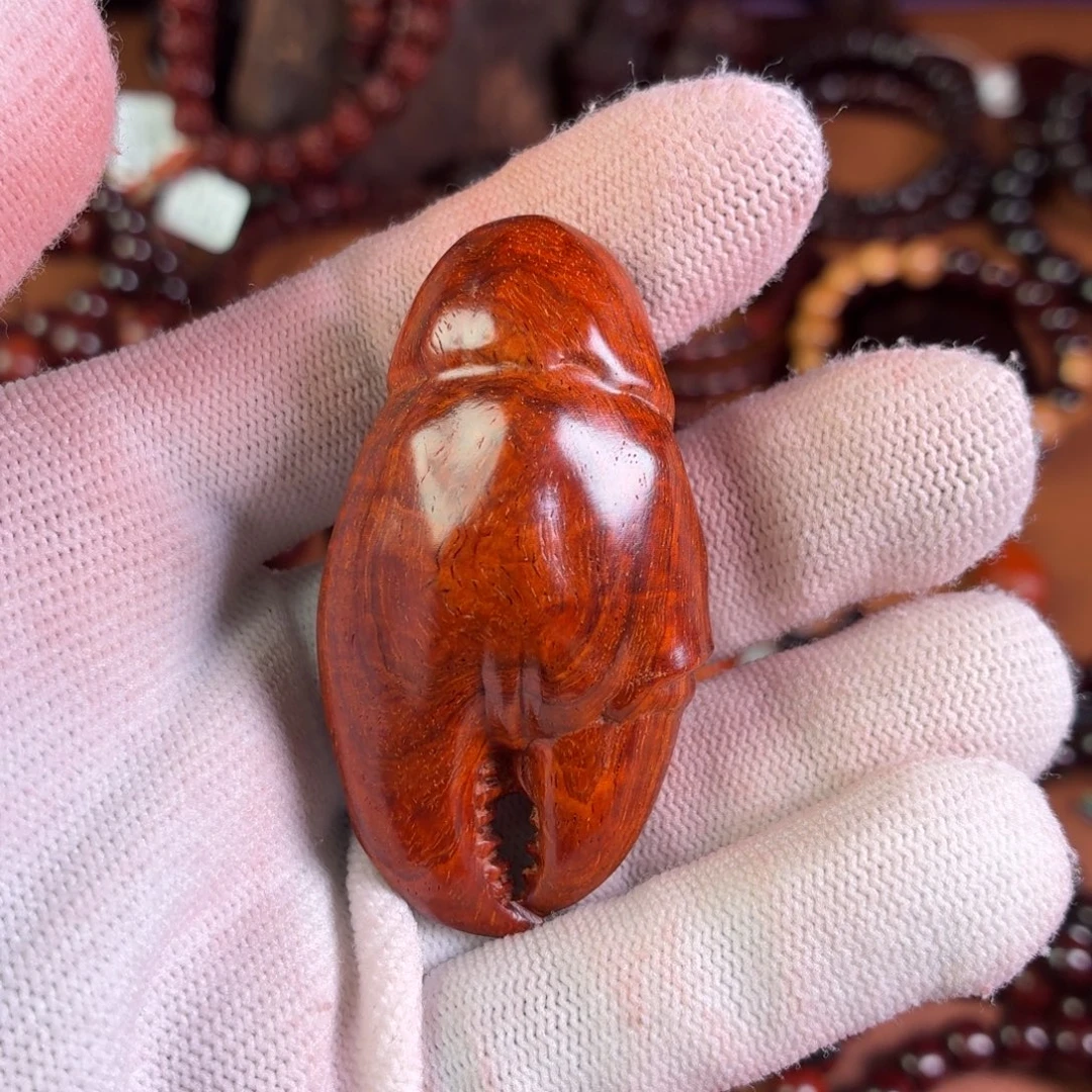 魔***意小叶紫檀手串/手链蟹钳