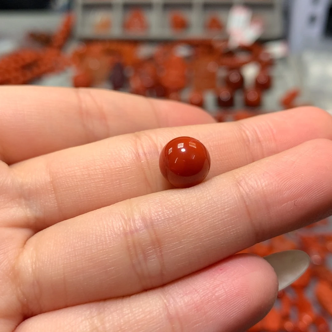 【闪购商品】南红玛瑙圆珠9+未镶嵌老****?