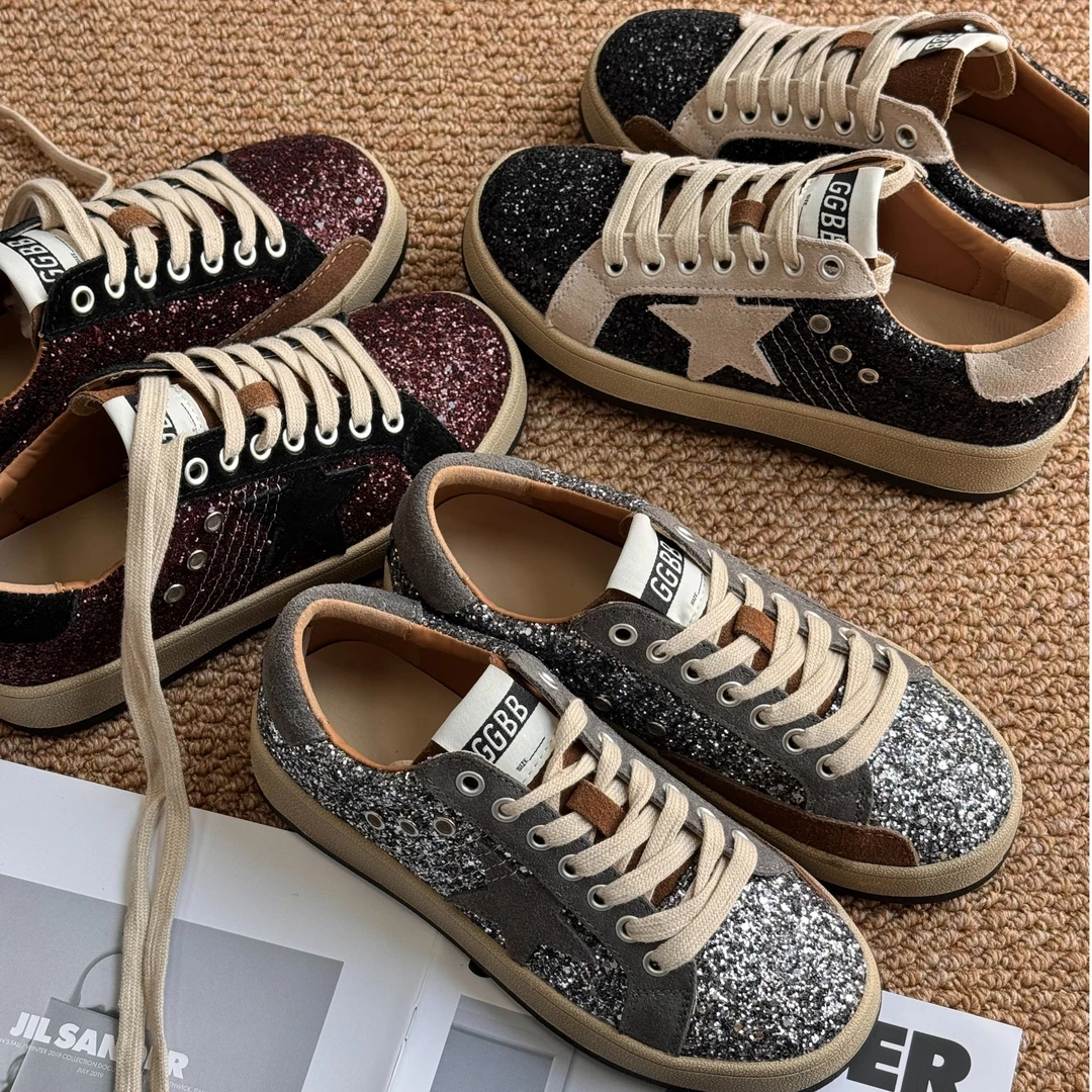 CHONNY｜【增高3.5】星野-秋季限定格利特爆闪擦色星星鞋