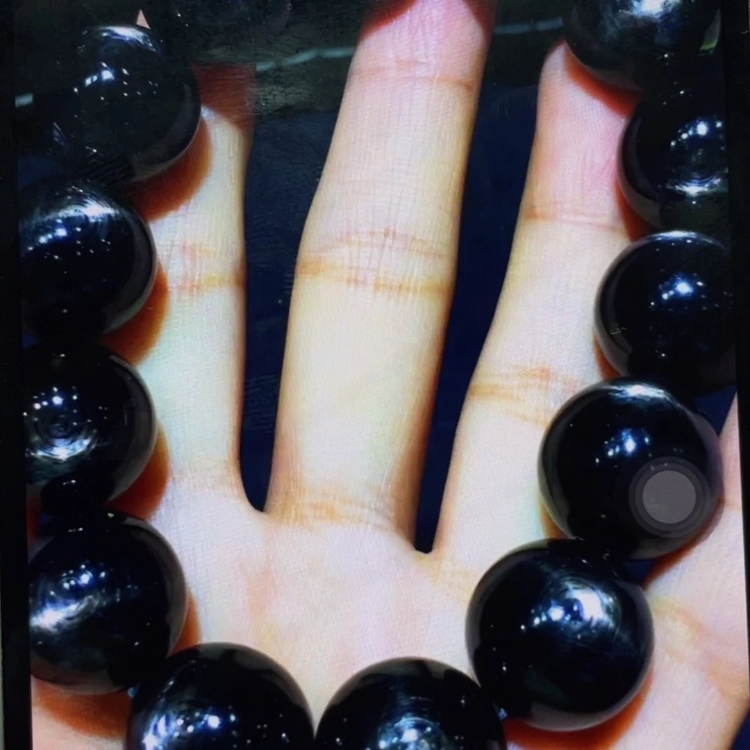 黑曜岩手链未镶嵌路*人