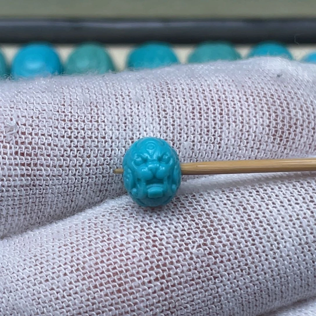 绿松石挂件未镶嵌8.5✖️7mm