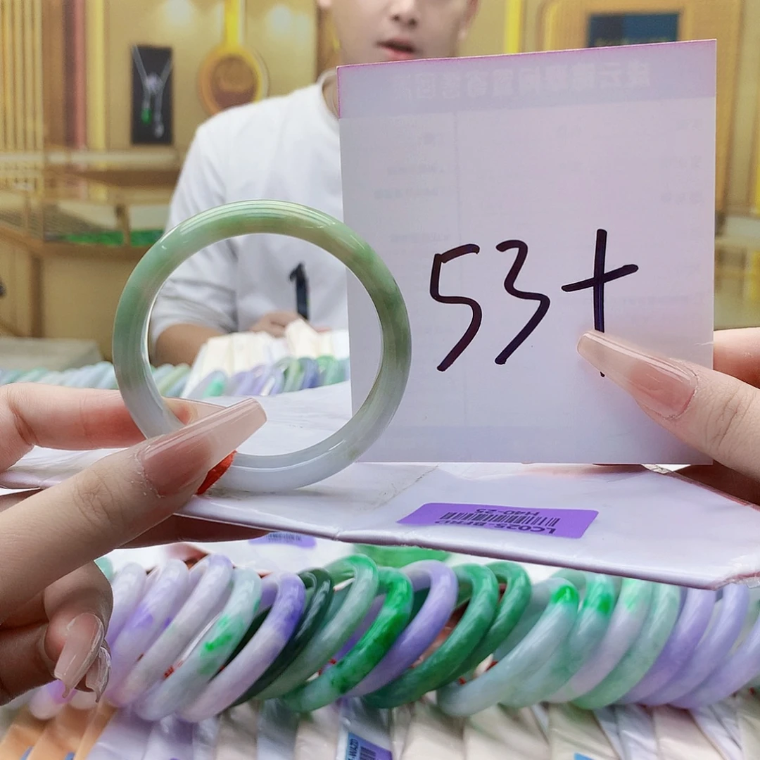 翡翠未镶嵌手镯hh