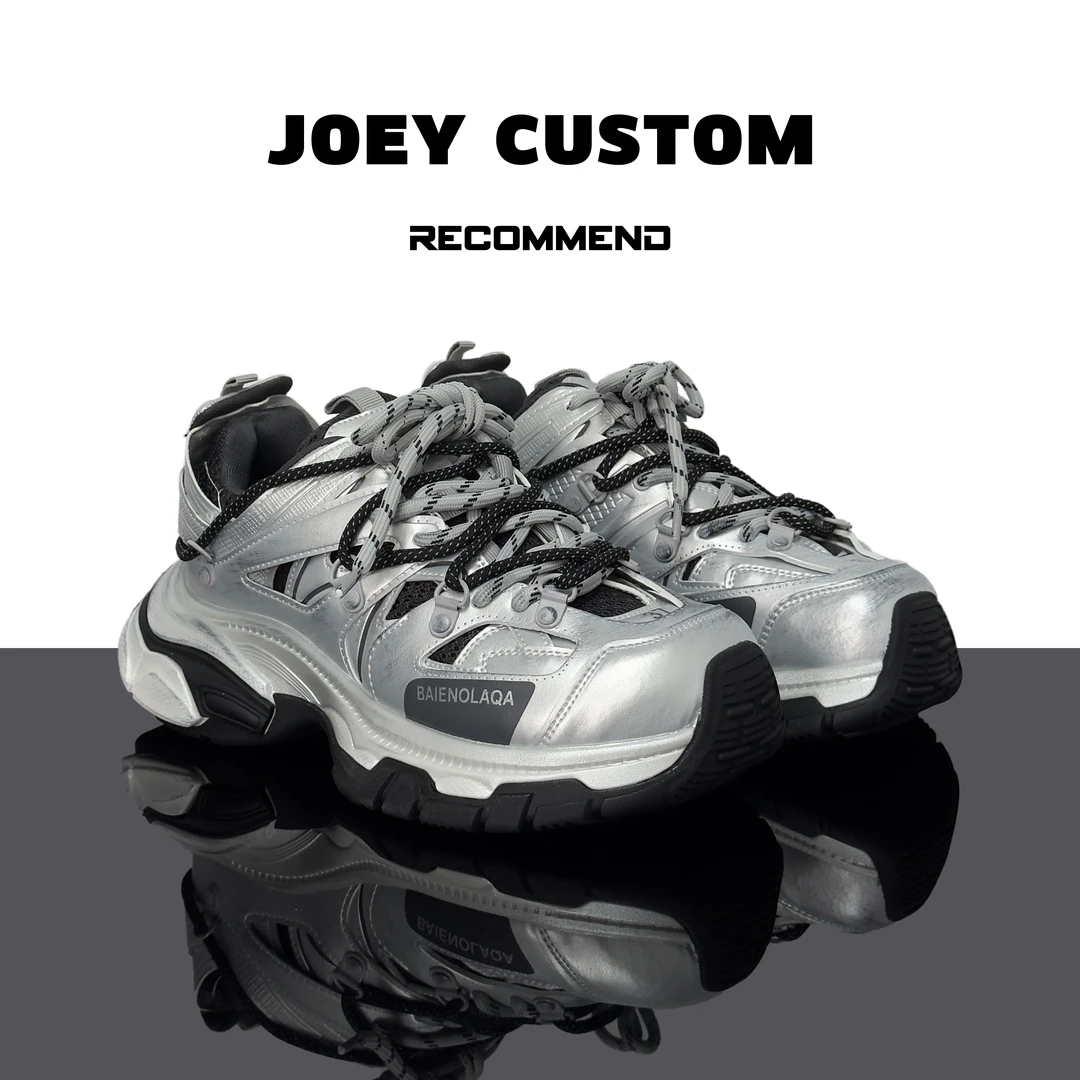 JOEY | 2025新款做旧厚底松糕绑带老爹鞋潮酷女鞋  8132