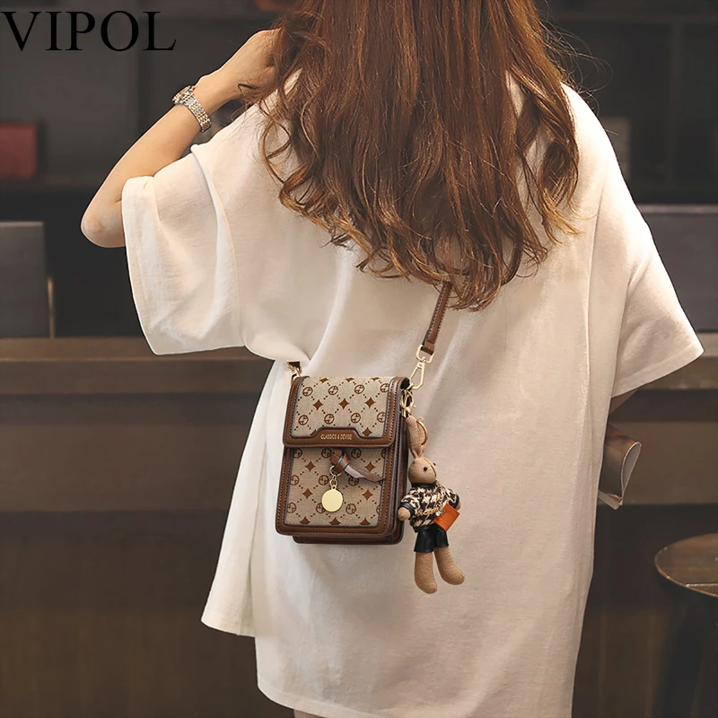 VIPOL手机包女包包2025新款包包女包斜挎包轻奢迷你小包单肩小众