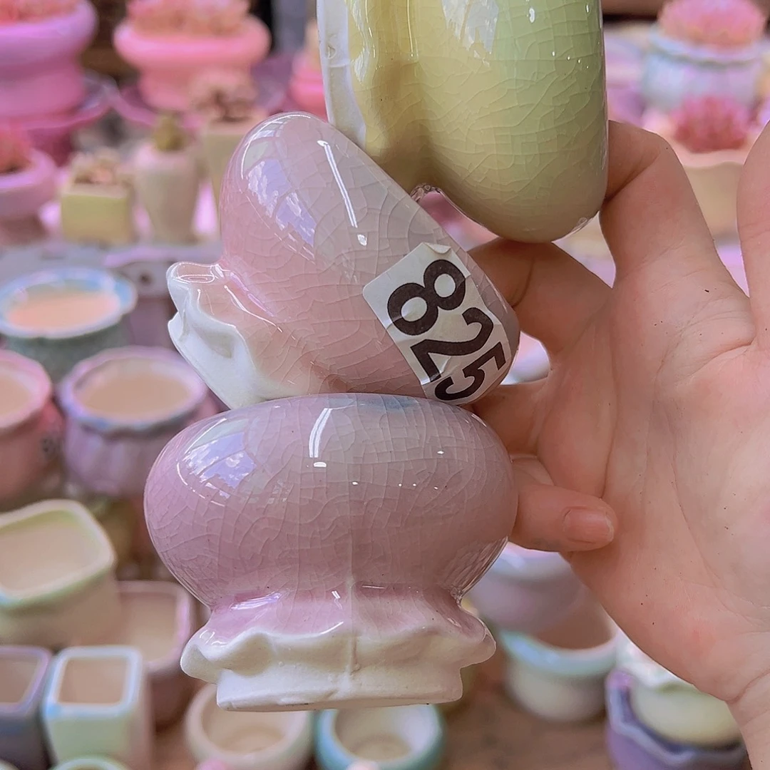 陶瓷花盆当场满12包邮