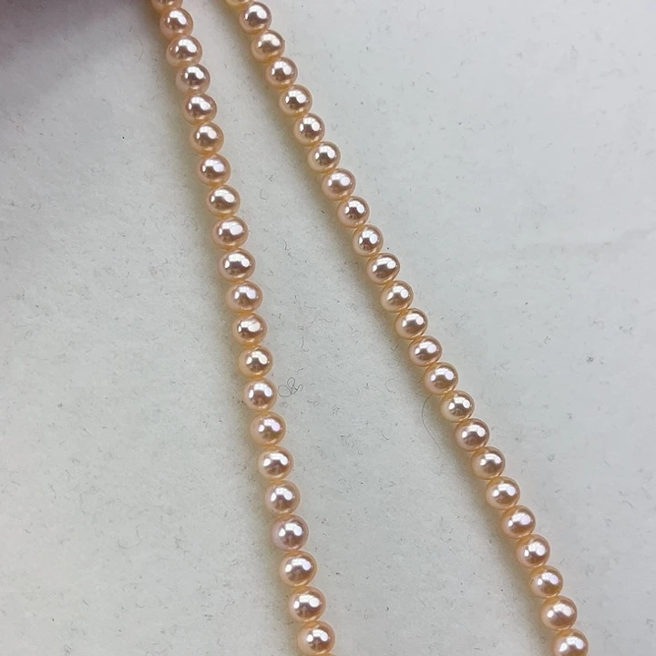 淡水珍珠颈饰银S925镶嵌➕5.6极光炫彩