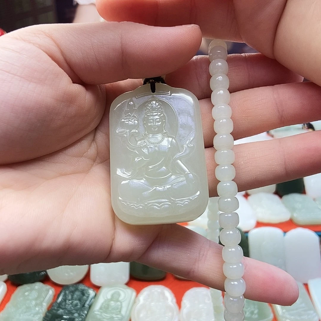颈饰未镶嵌和田玉东*水