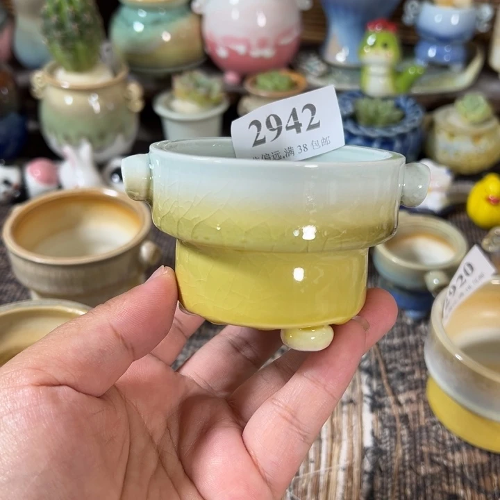 口6 手工花盆满30包邮