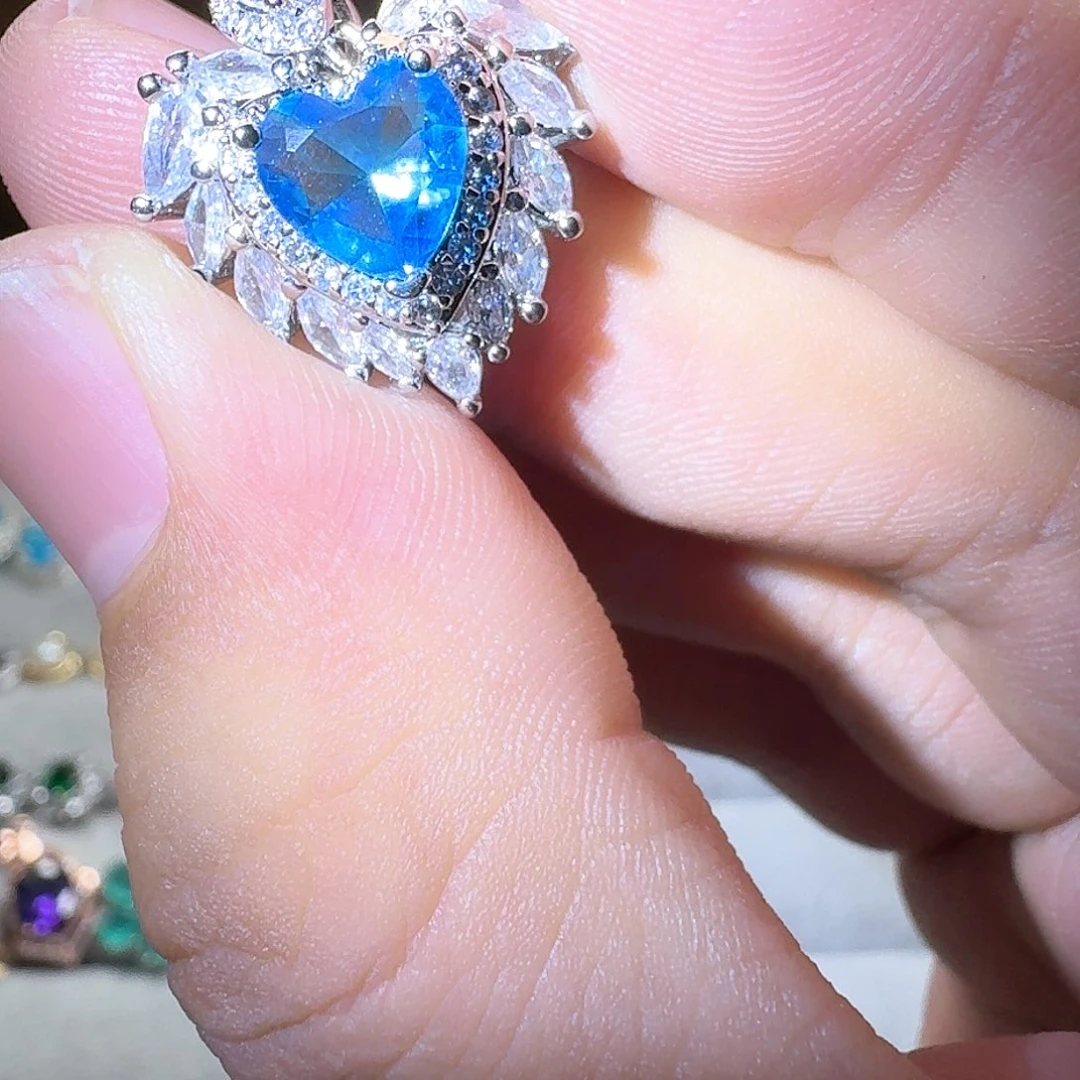 芙蓉石戒指银S925镶嵌