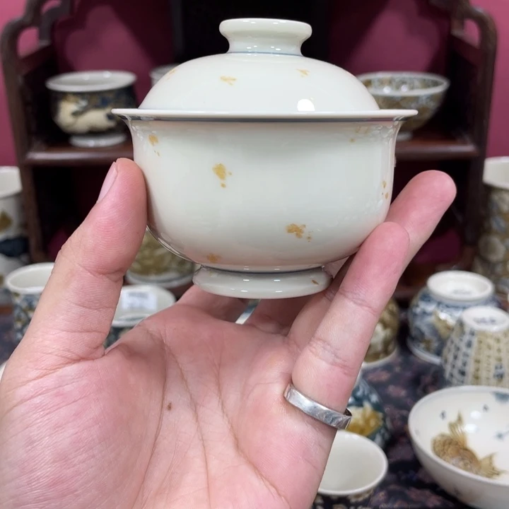 摆件景德镇立勤堂老陶晚场