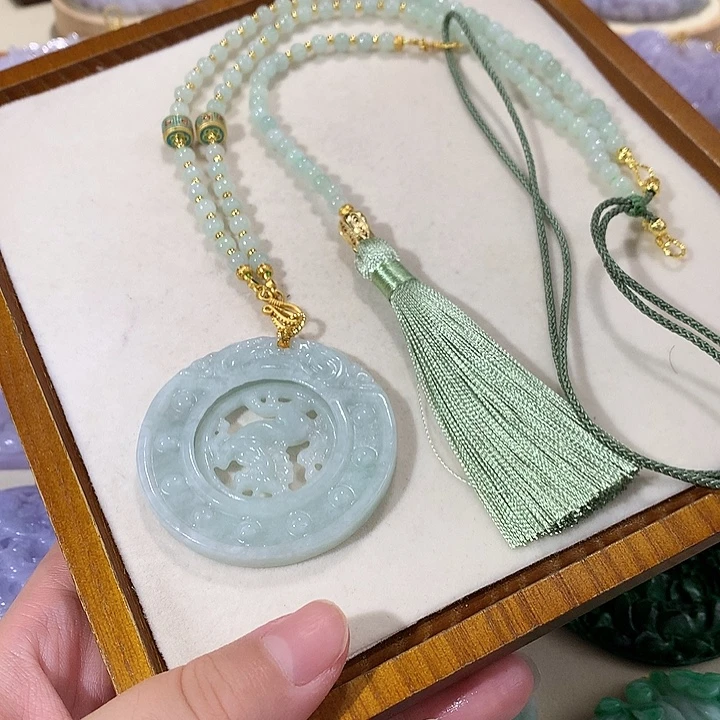 颈饰未镶嵌翡翠翡翠吊坠
