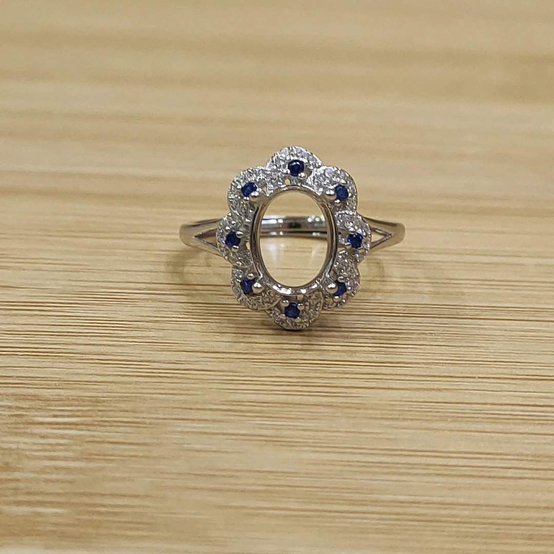 925银戒指 S925银戒托原创设计