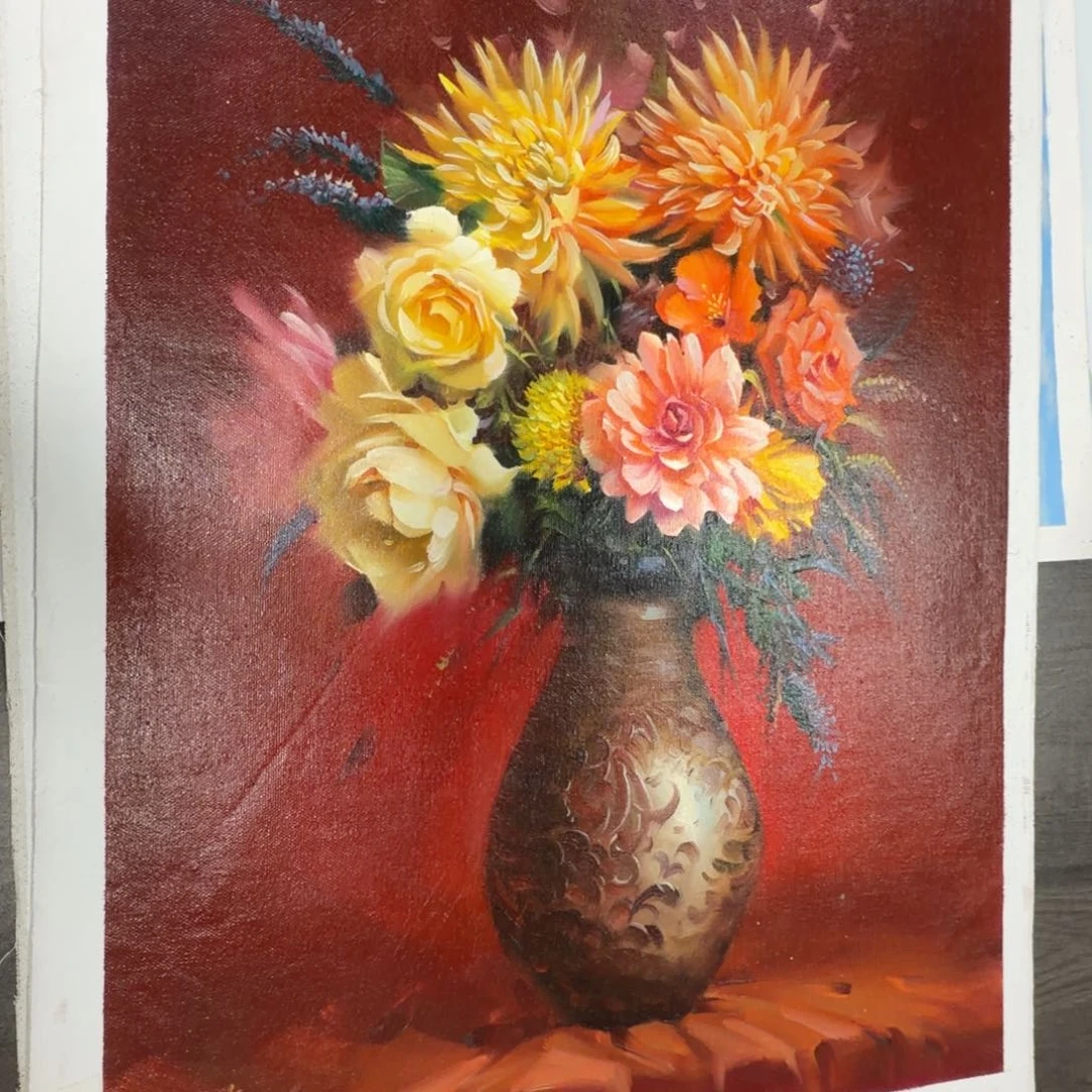 油画加油加油努力加油努力