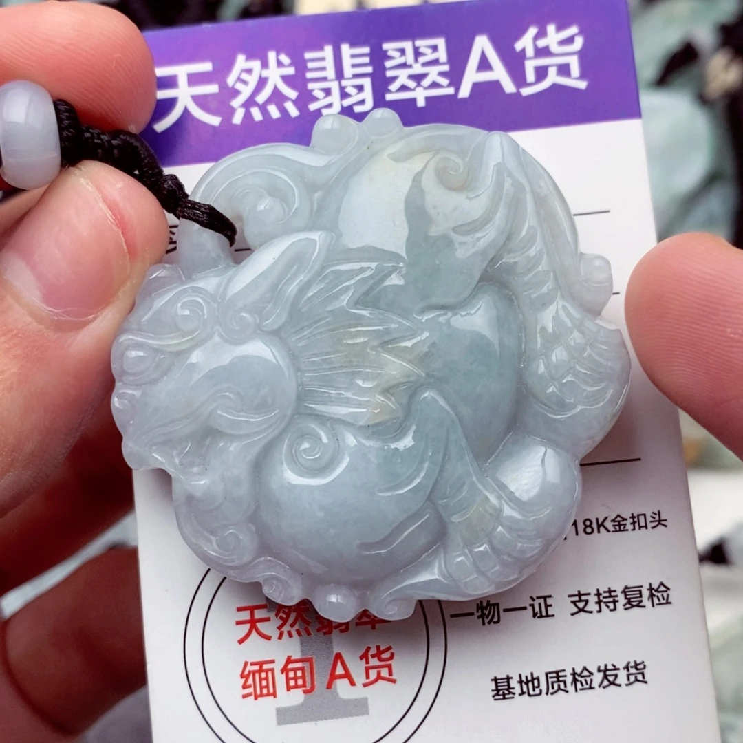 翡翠未镶嵌挂件翡翠