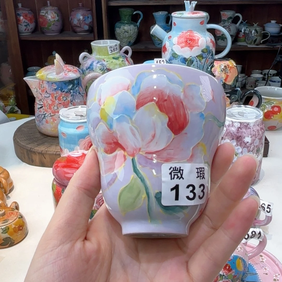 景德镇手绘高温釉下彩陶瓷茶具