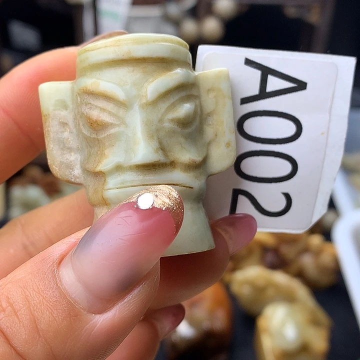 和田玉银S925镀金镶嵌颈饰