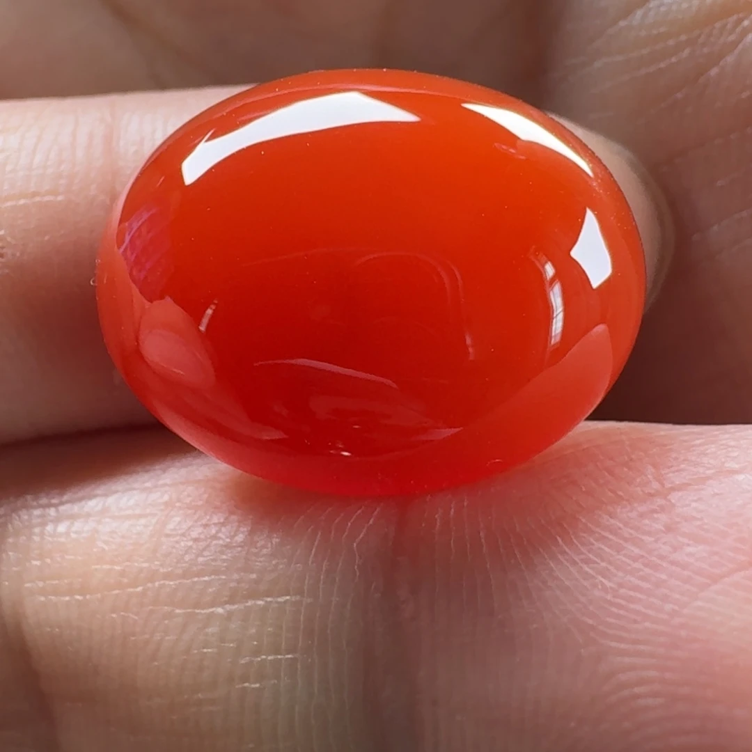 南红玛瑙未镶嵌椭圆蛋面