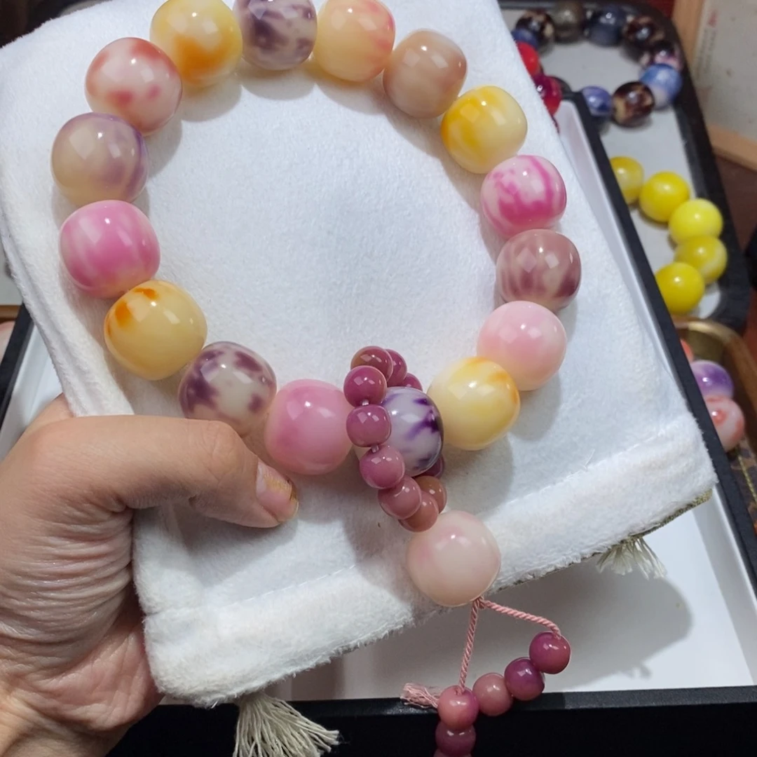 手串白玉菩提全品微瑕 22.5