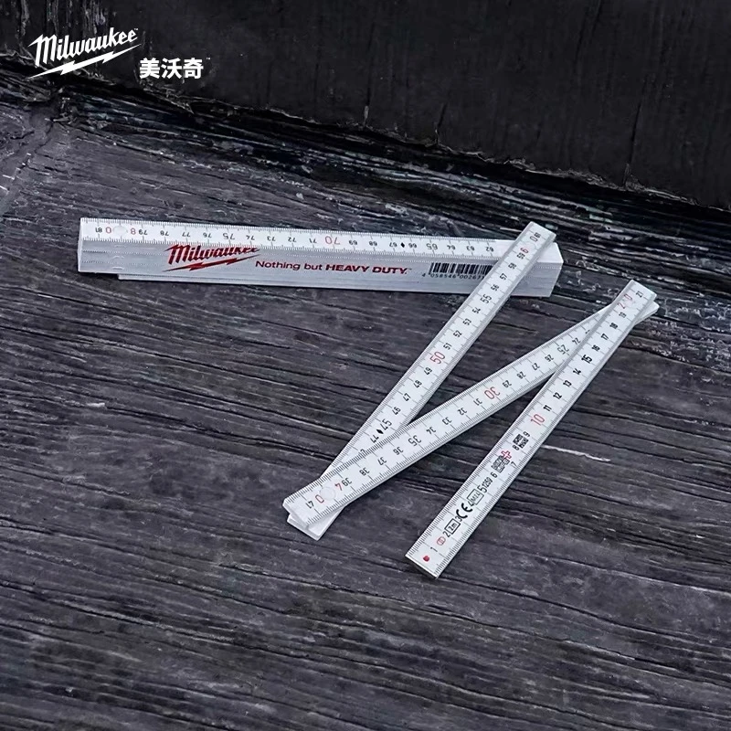 美沃奇milwaukee木折尺折叠尺木工工具2米4932459301