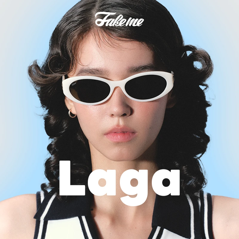 Fakeme（达人专属）王安宇同款板材时尚太阳镜墨镜可露丽 Laga