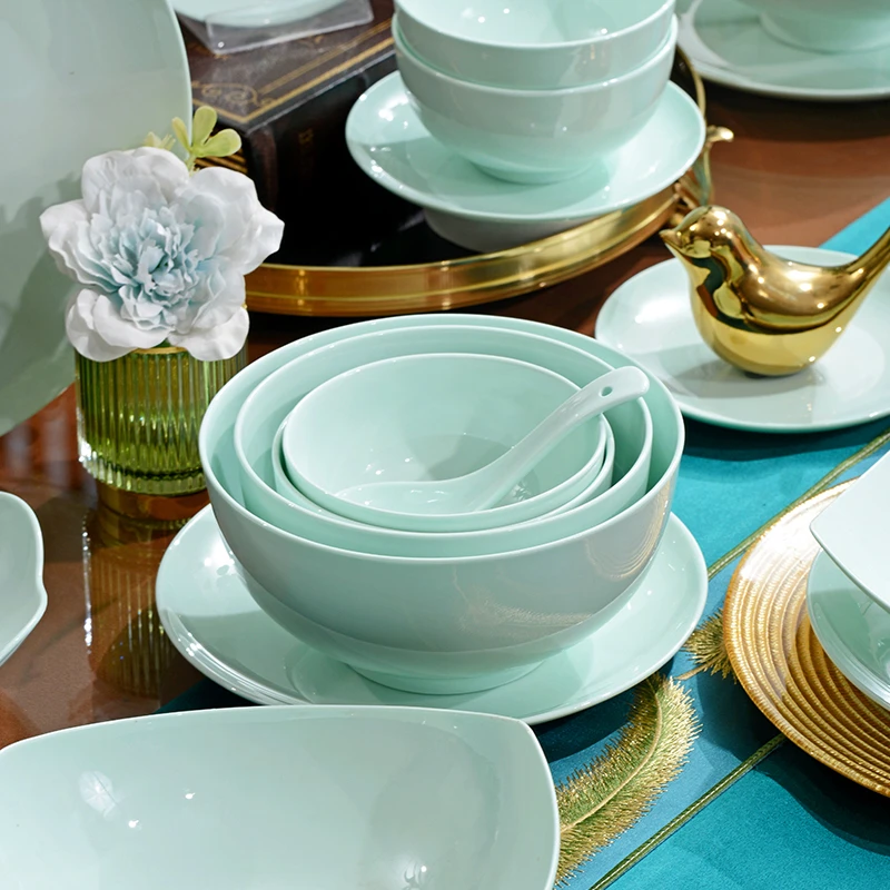 A813①】青骨瓷7英寸奥碗1只唐山骨瓷家用餐具