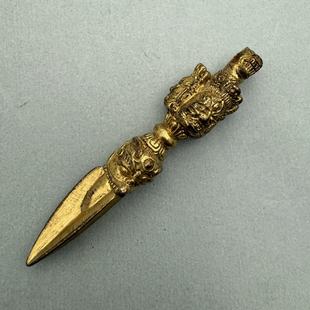 19世纪 铜鎏金金刚撅/HSZC/92362