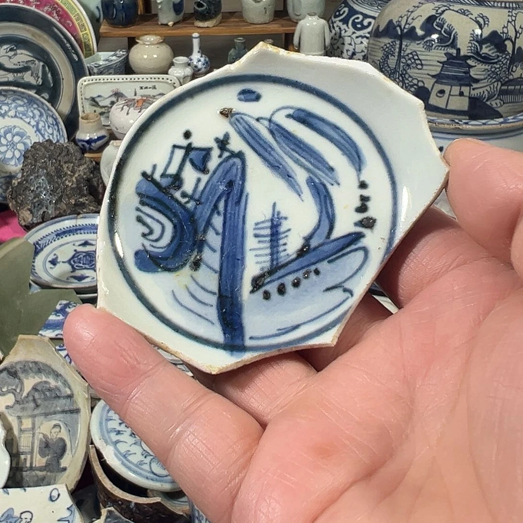 陶摆件瓷片标本，全场包邮