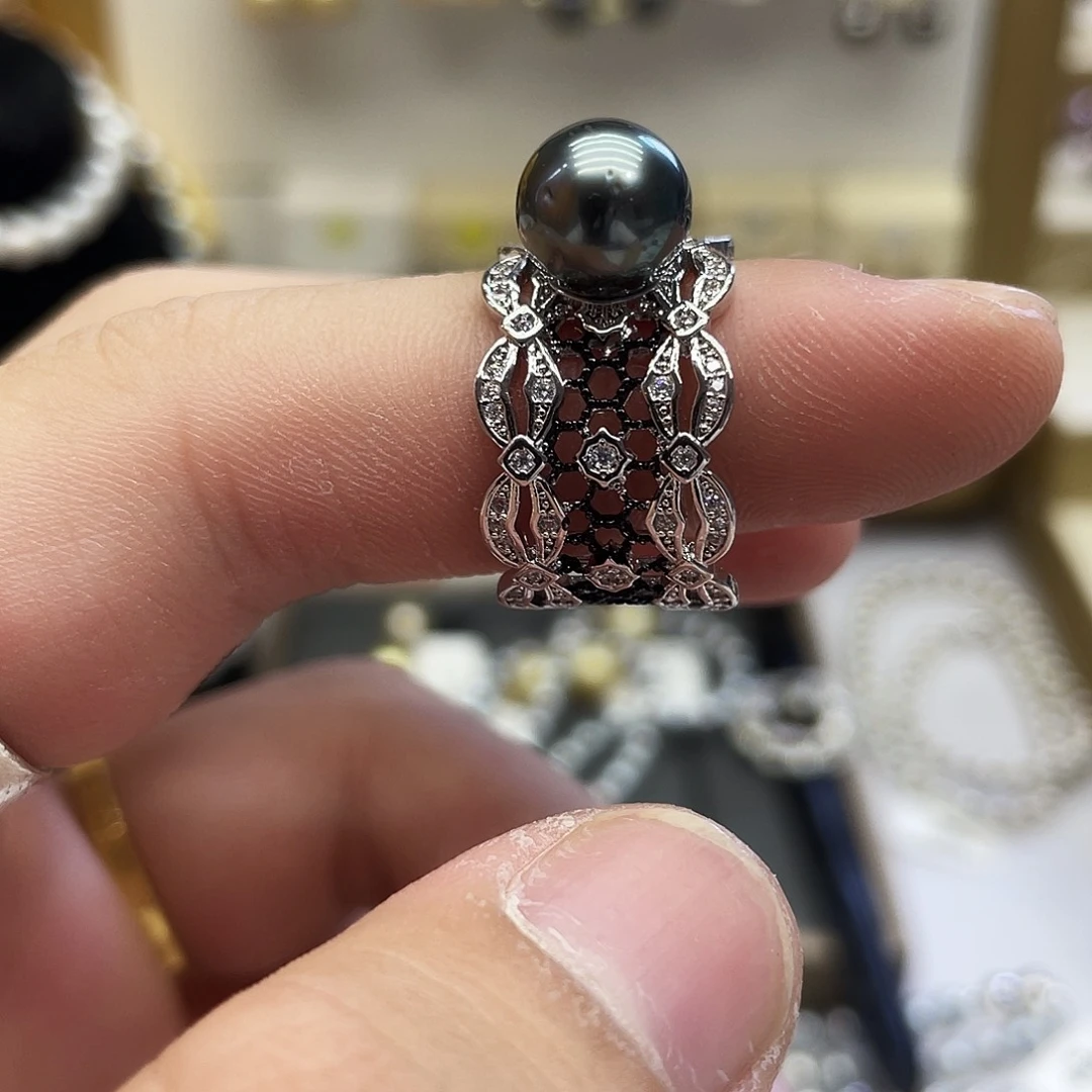 海水珍珠未镶嵌戒指