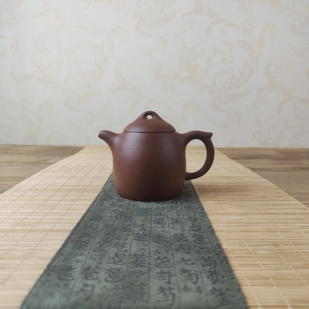 【南窑砂—体验款】120ml秦权壶喀左原矿支持溯源茶具检测