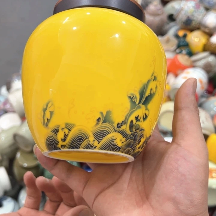 瑕疵福利品陶瓷茶叶罐