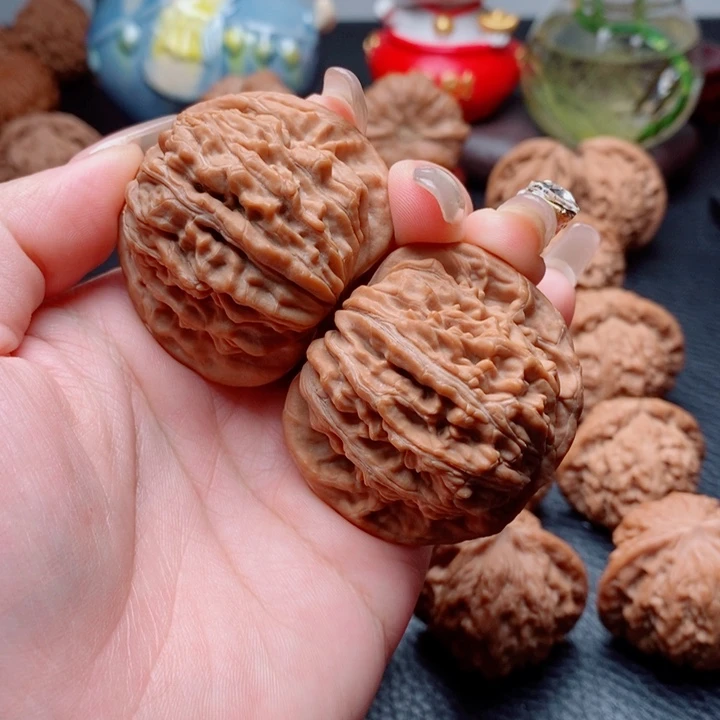 文玩核桃把件四座楼45