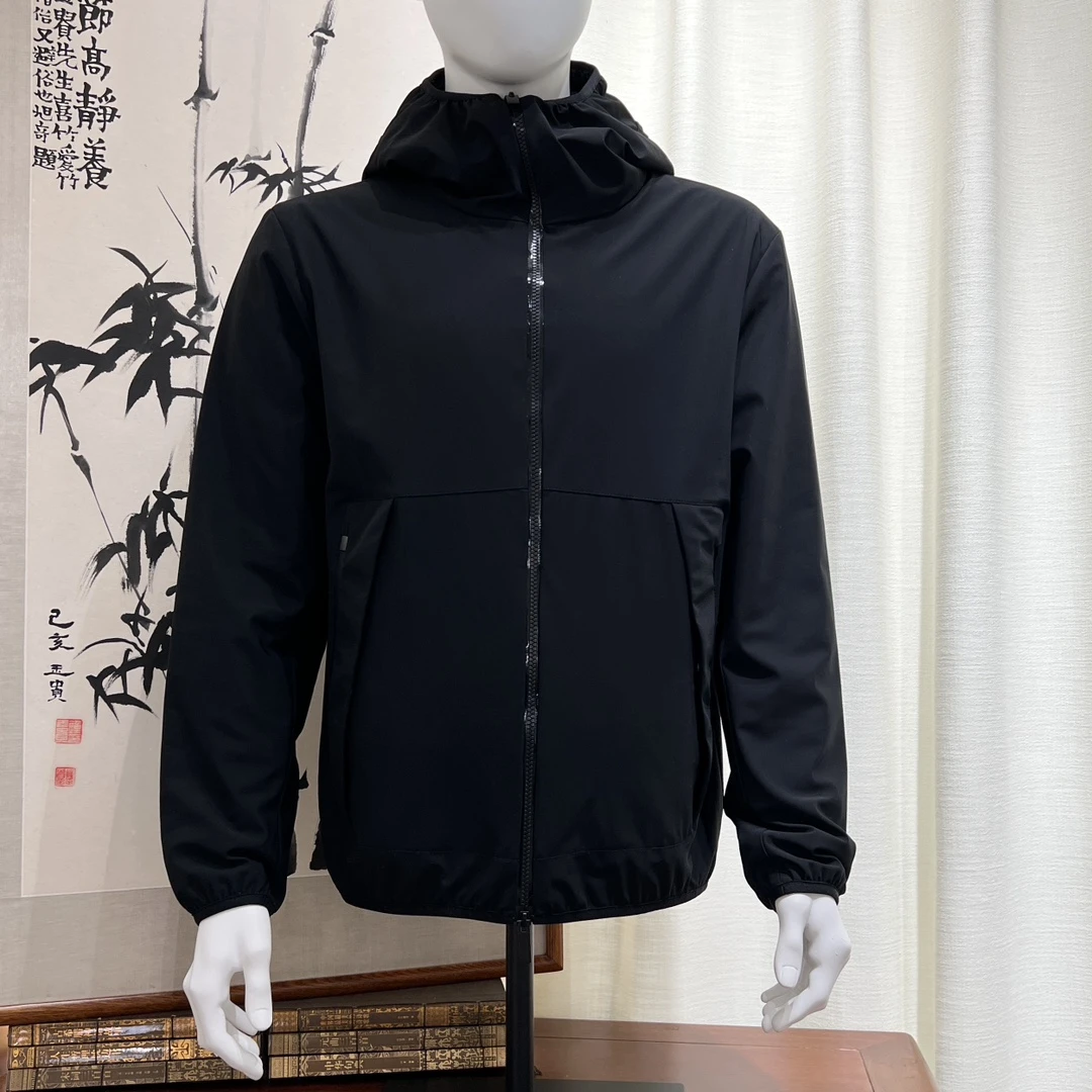 B品微瑕】柞蚕丝男士棉上衣连帽休闲棉衣 9623C305B