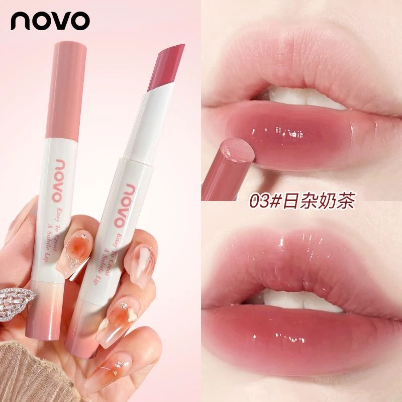 novo晶冻口红唇釉固体唇蜜保湿滋润唇膏平价学生唇部小众品牌