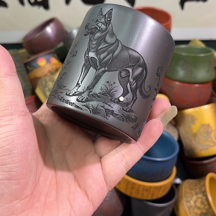 茶杯紫砂全手工紫砂主人杯