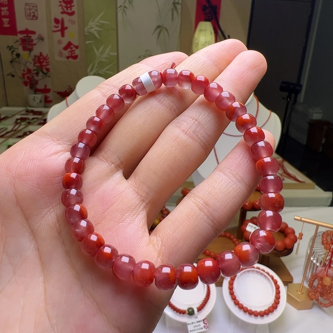 南红玛瑙未镶嵌6mm保山串