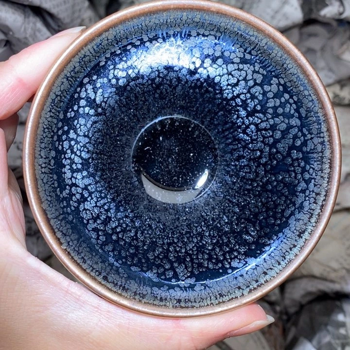 茶盏微瑕，建盏主人杯，介意勿拍