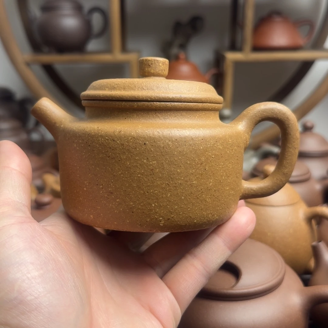 紫砂茶壶德钟290cc台西梨皮老段