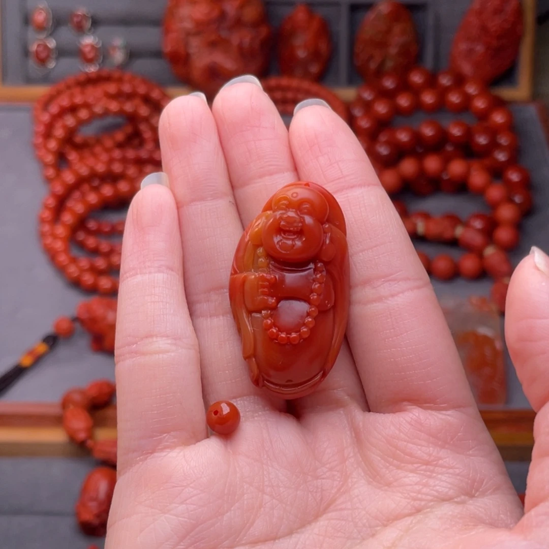 南红玛瑙未镶嵌配饰