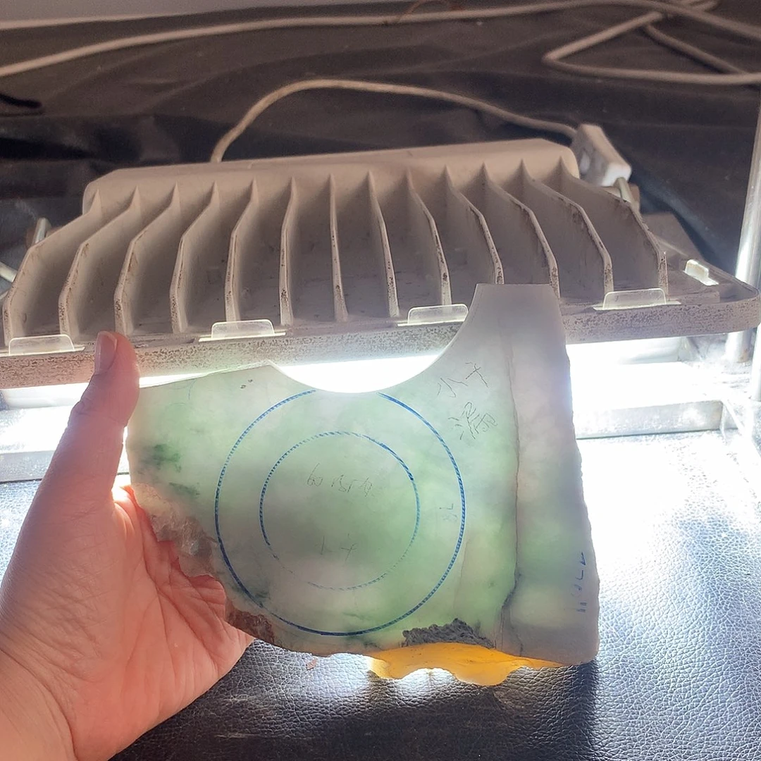 邵***霞定制翡翠未镶嵌手镯手镯
