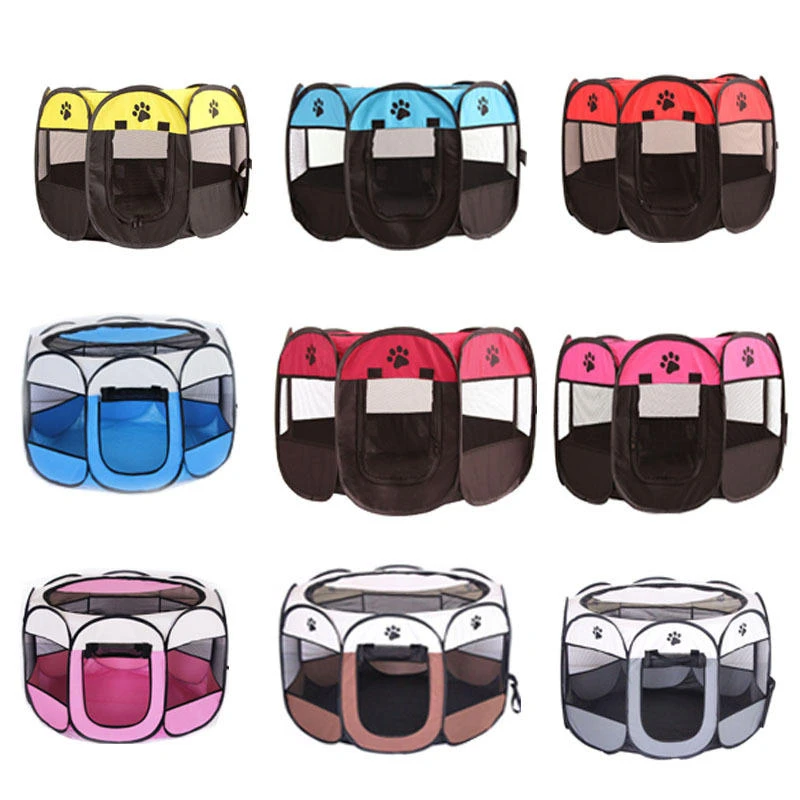 严选八角可折叠加厚牛津布耐抓猫咪窝宠物笼子家用大空间猫咪帐篷