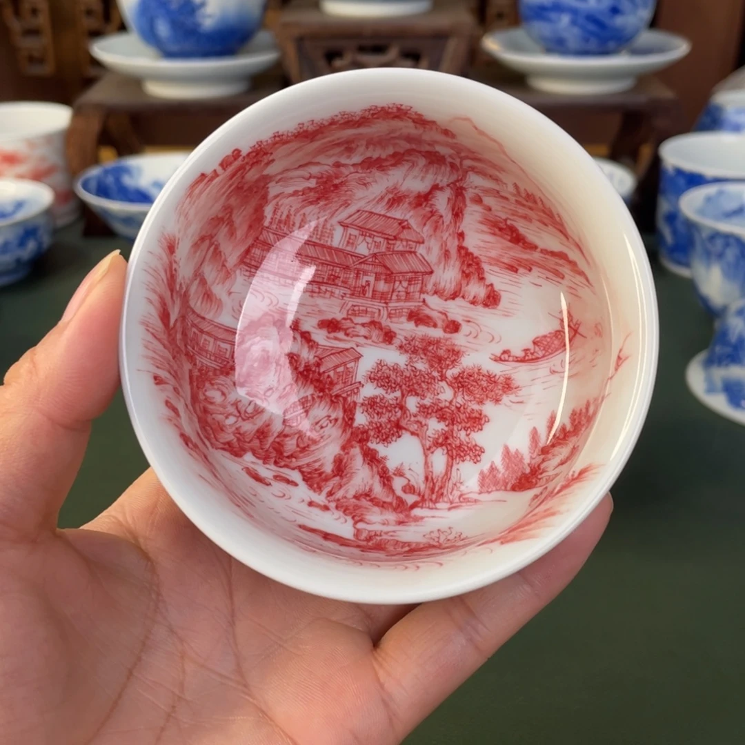 杯景德镇陶瓷手工手绘