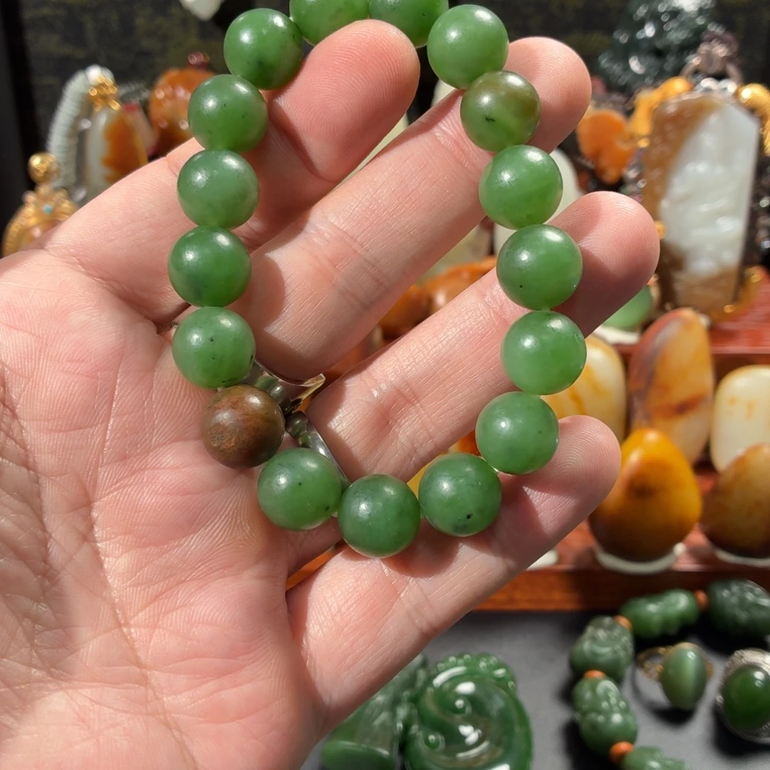 和田玉（子料）未镶嵌手串48.4g