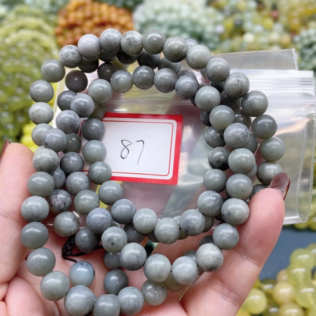 未镶嵌蛇纹石玉手串