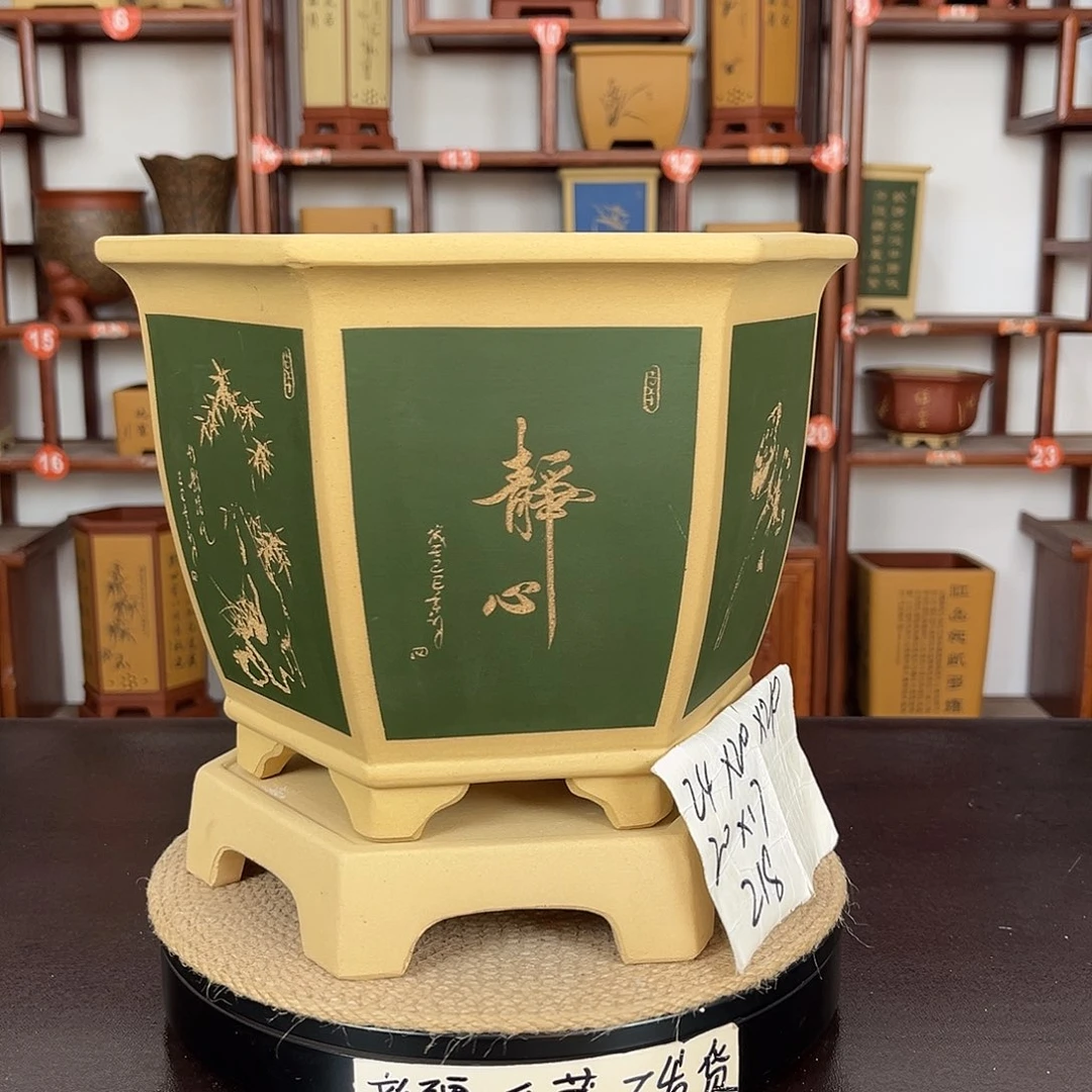 紫砂花盆紫砂花盆