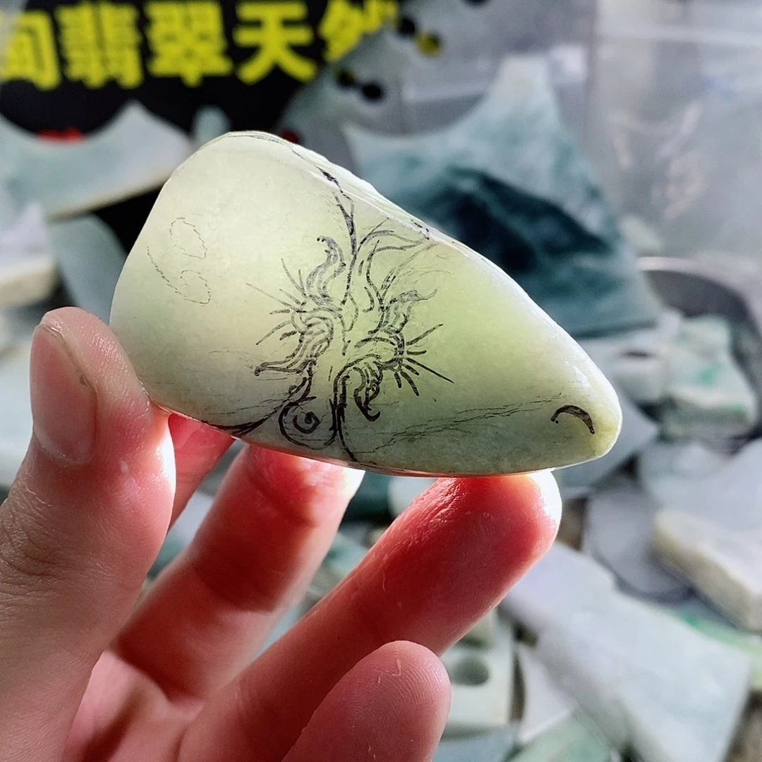 散珠翡翠天然缅甸翡翠a货41