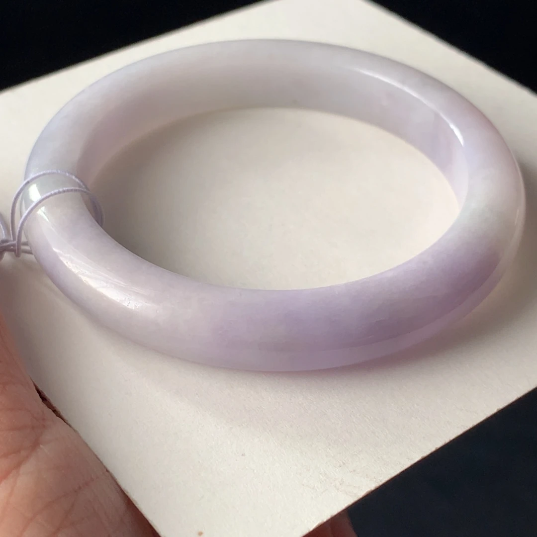 团***团翡翠未镶嵌手镯54-10.1-8.5