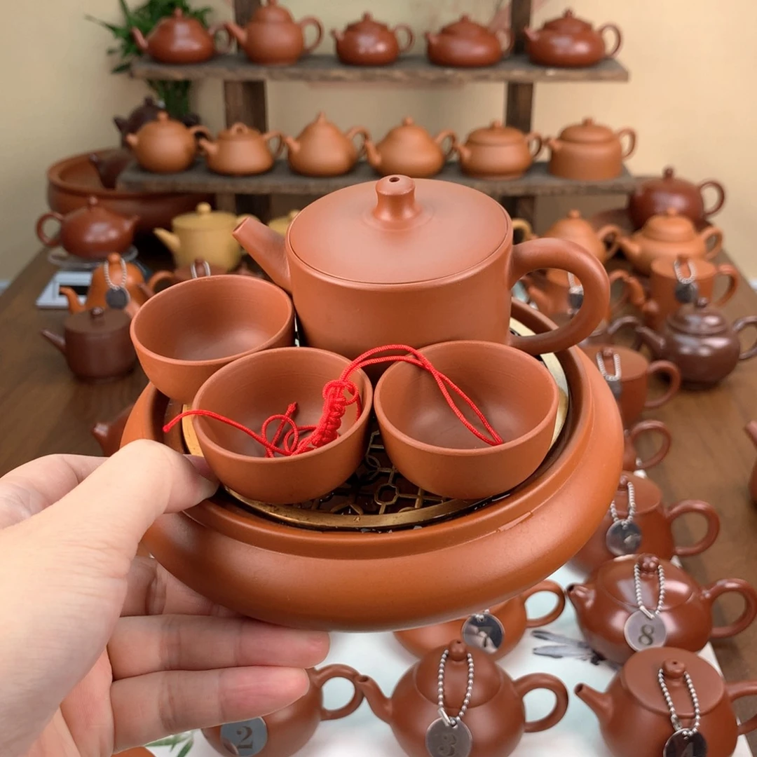 茶壶紫砂掂**蔗直筒汉瓦➕小镂空