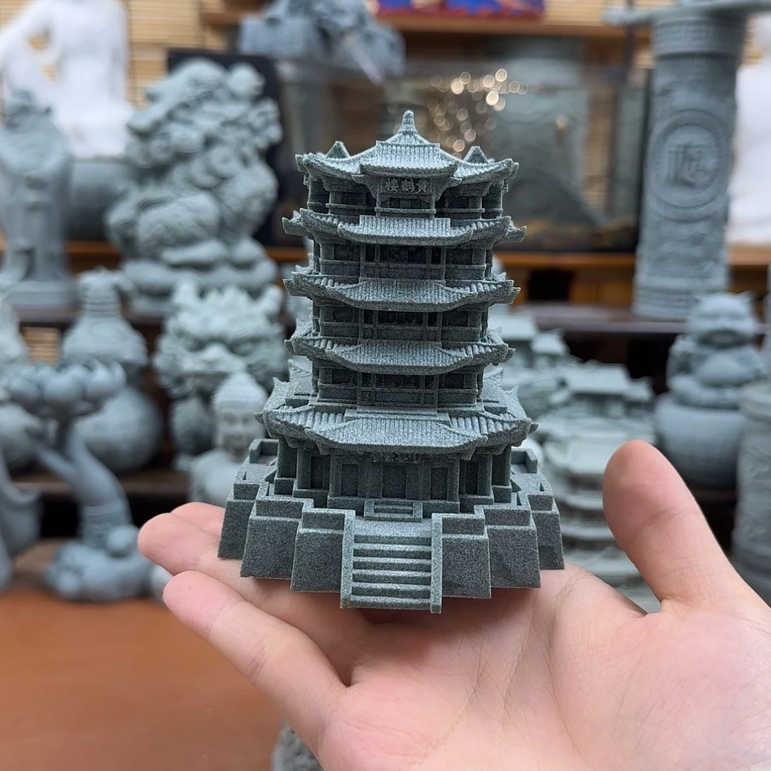 石头青砂石黄鹤楼