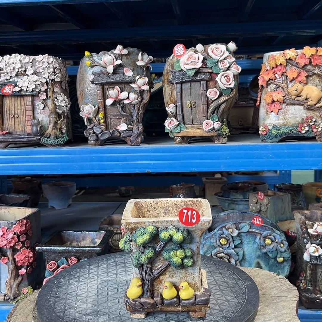 微瑕713 号陶然花器手工花盆